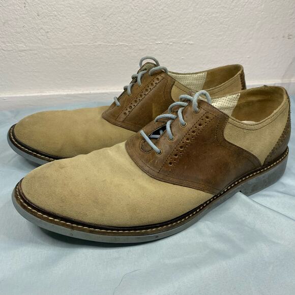 Cole Haan Shoes Mens Oxford Brown Suede Comfort Lace Up Low Top 11.5 main image 8
